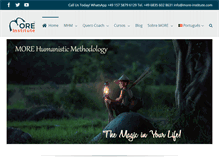 Tablet Screenshot of more-institute.com